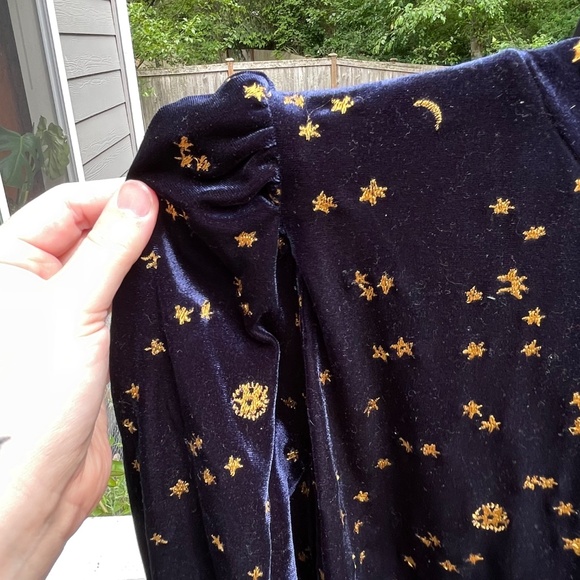 Samantha Pleet Celestial Velvet Body Suit - Picture 12 of 16